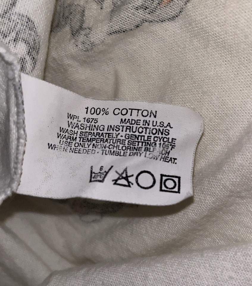 Vintage 1994 Warner Bros. Baby Looney Tunes Receiving Blanket Swaddle Cloth Bugs eBay