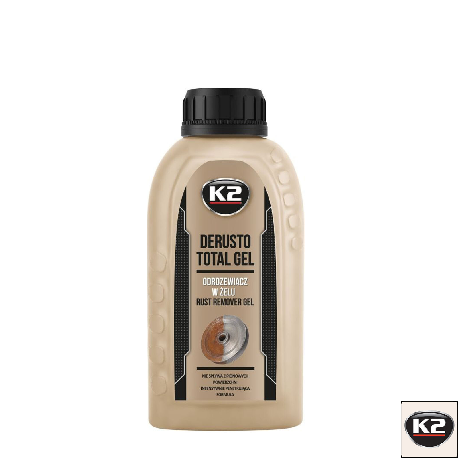 RUST REMOVER GEL K2 DERUSTO TOTAL GEL 250ML A3021