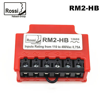 1Pc. RM2-HB Rossi RM2 Hemoglobin Rated From 110 To 480VAC 0,75A rectifier module