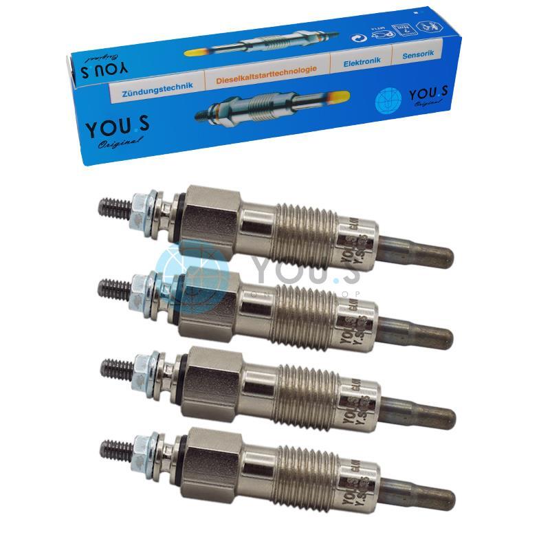 4 X YOU.S Original Glow Plugs For FIAT CROMA 154 2500 TD - 98459883