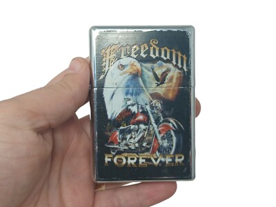 star cigarette lighter Star Cigarette Lighter Motorcycle Freedom Forever Solid Heavy Lighter