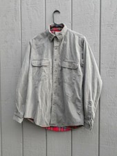 LL Bean Mens Flannel Lined Hurricane 