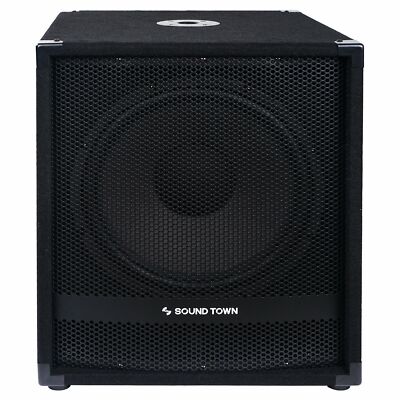 powered subwoofer with speaker output
