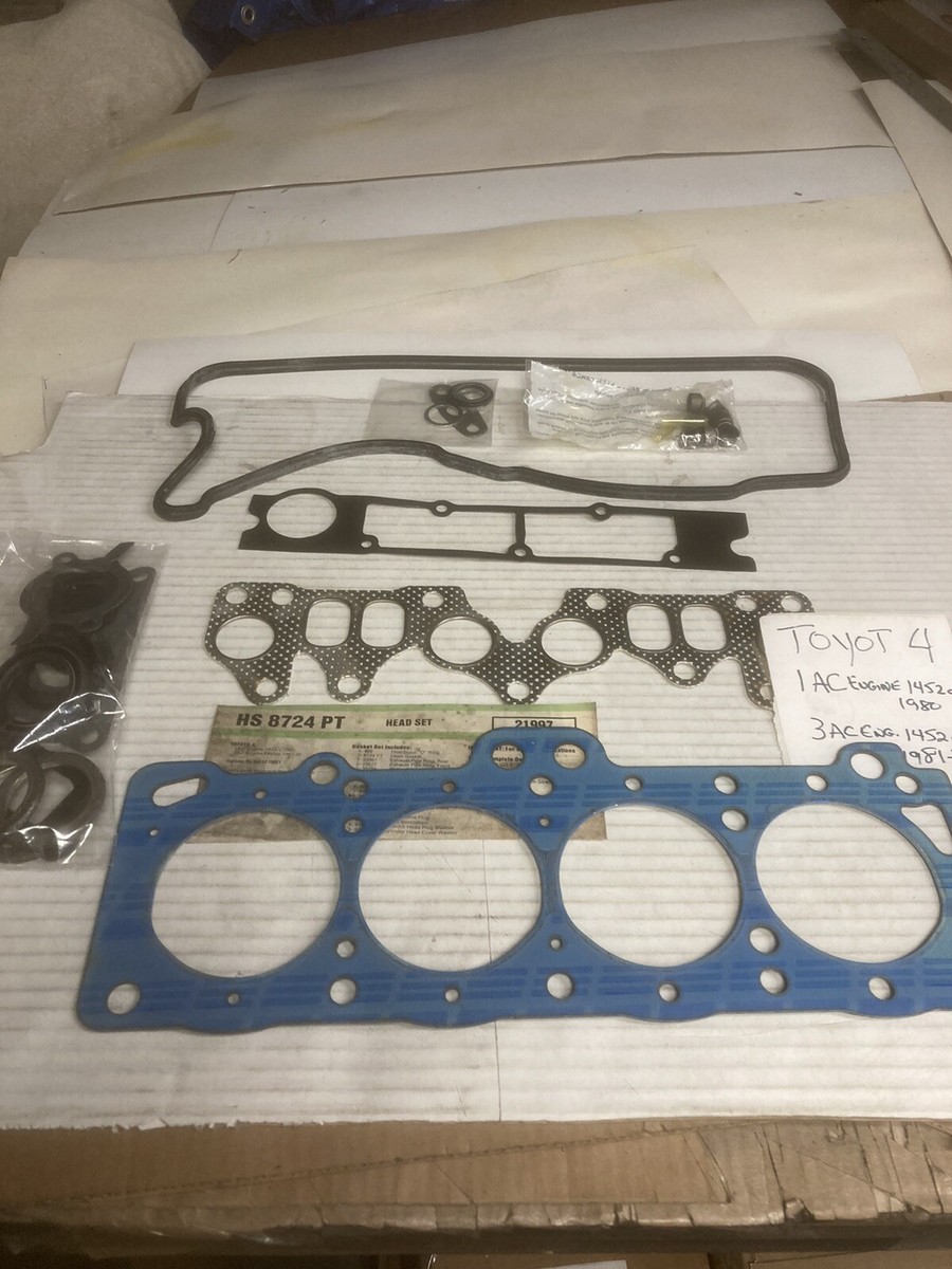 FEL PRO HS 8724 PT TOYOTA 4 1AC & 3AC ENG. 1452cc 1980-82 HEAD