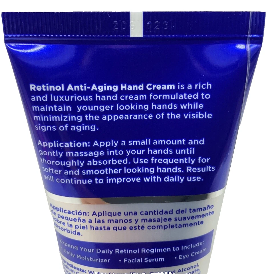 Retinol Hand Cream For MEN Sealed Hands Elbows Anti-Aging 3.4oz - Image 4 of 4