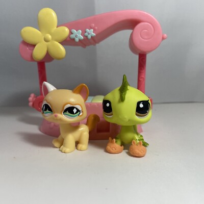 LPS Littlest Pet Shop Authentic Destiny Cat #626 Iguana #3572