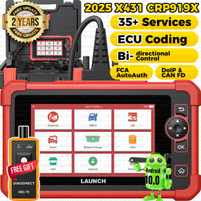 2025 LAUNCH X431 CRP919X All System OBD2 Scanner Car Diagnostic Tool Code Reader