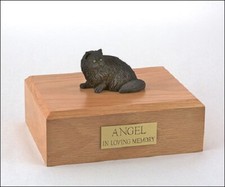Persian Black Cat Figurine Pet Cremation Urn Available 3 Diff Colors  4 Sizes