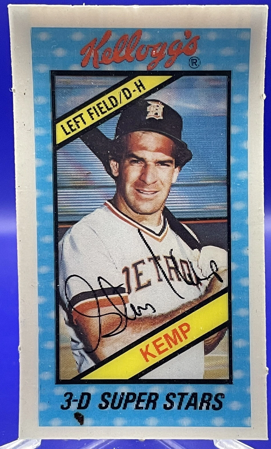 Steve Kemp trading card