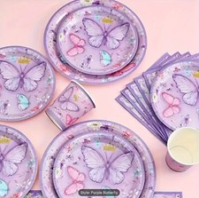 Purple 80pcs Disposable Paper