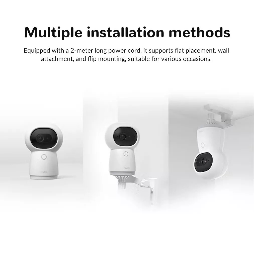  Aqara 2K Security Indoor Camera Hub G3 Plus Door and Window  Sensor, AI Facial and Gesture Recognition, Infrared Remote Control, 360°  Viewing Angle via Pan and Tilt : Electronics