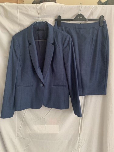 Ladies TM Lewin 2 Piece Suit Blue | eBay