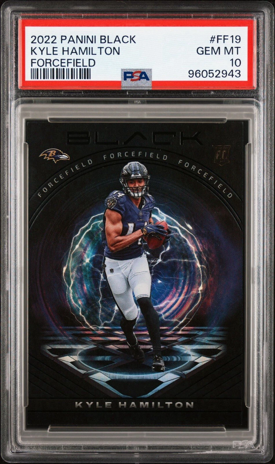 Kyle Hamilton Panini Black Forcefield #FF19 Base