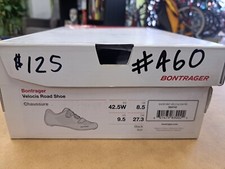 NOS Bontrager Velocis Road Cycling Shoe / EU 42.5W | US 9.5 / Black / 3-Bolt