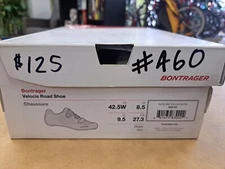 NOS Bontrager Velocis Road Cycling Shoe / EU 42.5W | US 9.5 / Black / 3-Bolt
