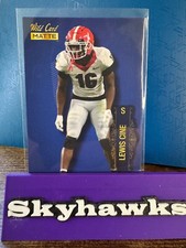 2022 Lewis Cine Wild Card Matte Blue Rookie SP. rookie card picture