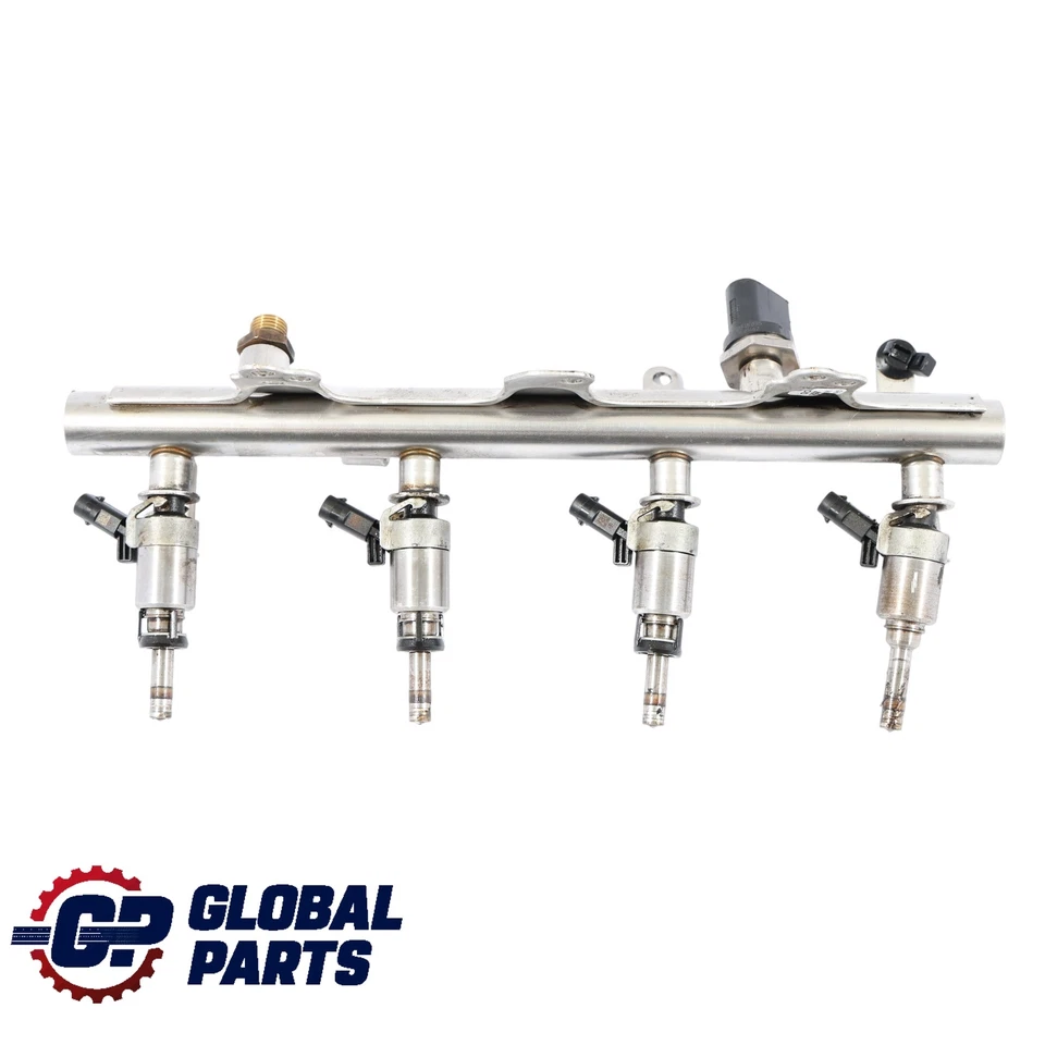 Kraftstoff Einspritzleiste Audi A3 8P TT 8J Benzin Einspritzsystem 06J133317M - Bild 2 von 4