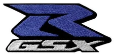Suzuki GSXR Patch Embroidered  Blue & White Iron-on Suzuki