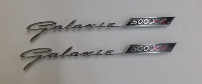 OEM Ford 1962 Galaxie 500 XL Quarter Panel Emblems Ornaments