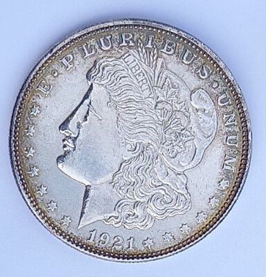 Morgan Silver Dollar 1921 Philadelphia Stempelglanz  US Silber USA