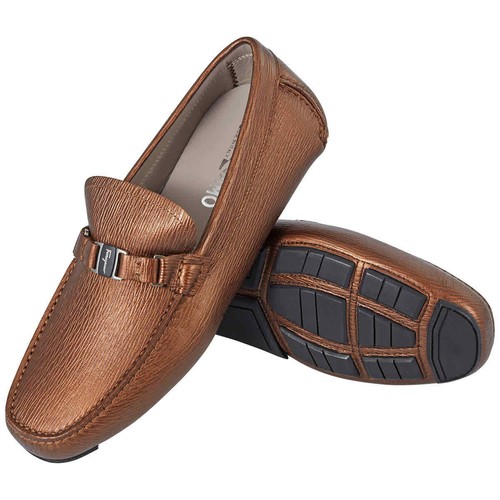 Salvatore Ferragamo Vara Bit Driver Moccasin, Brand Size 6.5 Eee