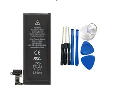 iPhone 4s Battery and iPhone 4 Battery with screw driver tools
