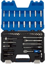Draper Expert 75 Piece 1/4" Metric Af Standard / Deep Socket & Bit Set 16448