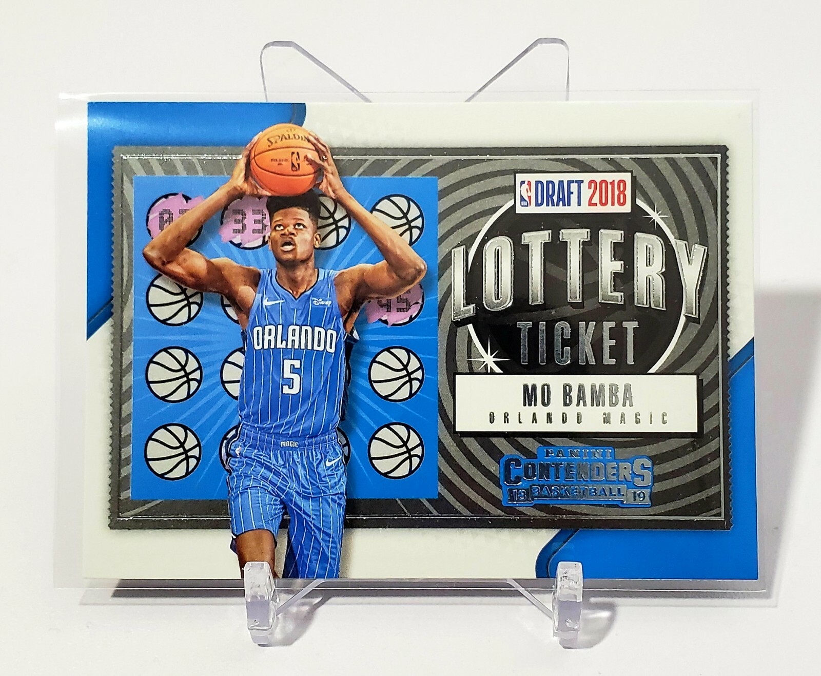MO BAMBA 2018-19 Panini Contenders Lottery Ticket Rookie Card 