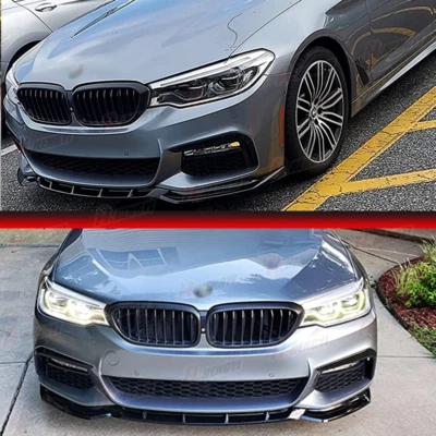 JES M Sport Spoiler Lèvre Lame Inférieure Noir Pare-Choc Avant Pour BMW G30 G31 G38