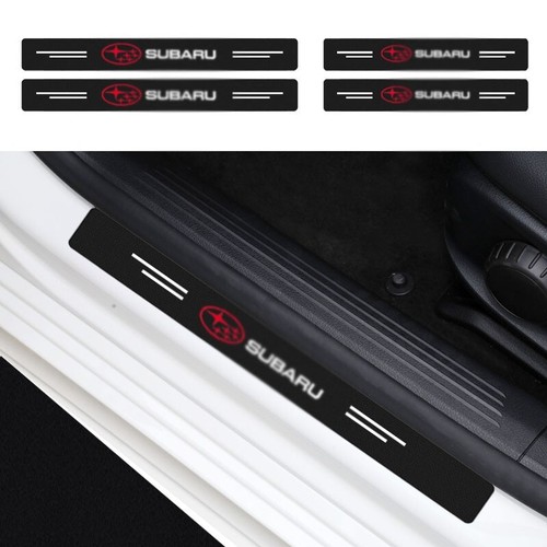 4PCS Car Door Sill Protector Anti-Scratch Rubber Threshold Strips for Subaru - Picture 8 of 24