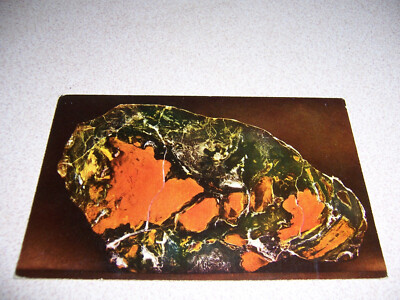 1950s BLOODSTONE ROCK SPECIMEN from WINGATE PASS, CA. VTG POSTCARD | eBay