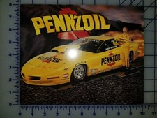 Feuille brochure course de dragsters Pennzoil Jerry Eckman 1995