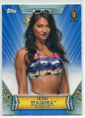 2019 Topps WWE Women's Division - Roster Jessi Kamea #39 Blue /25