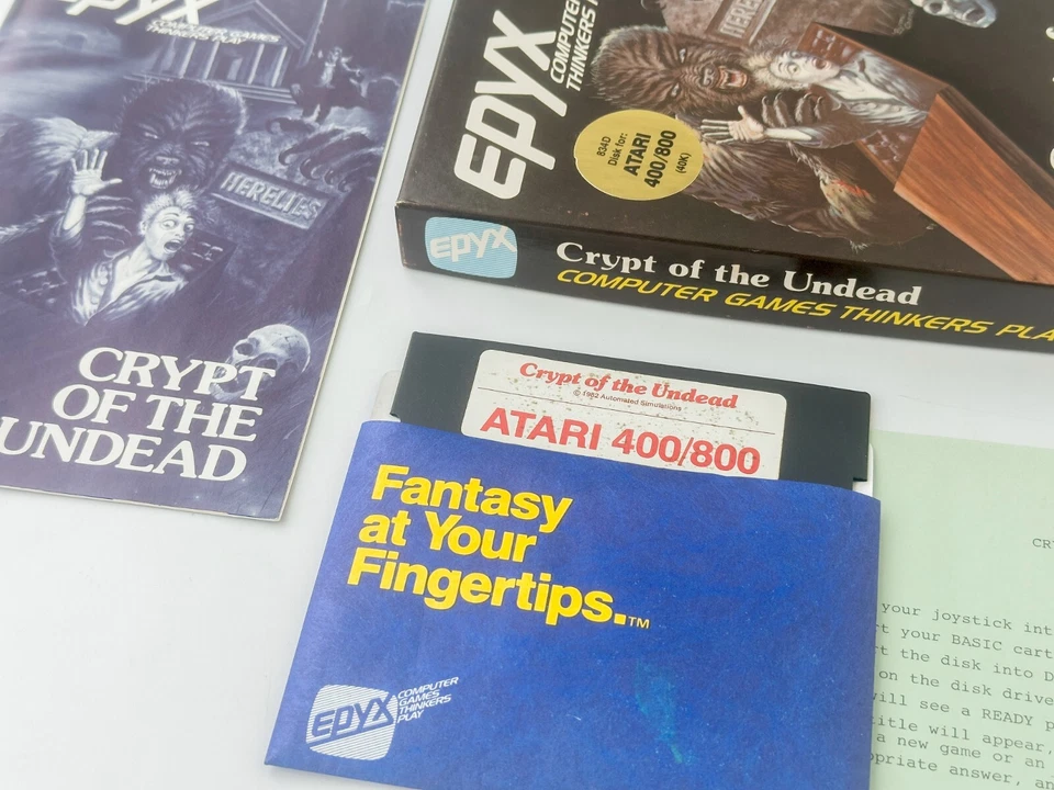 Crypt of the Undead - Epyx/Automated Simulations - 1982 / Atari 400/800 - Image 4 of 4