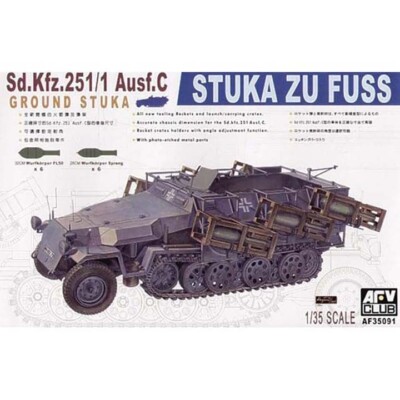AFV CLUB #35091 1/35 Sd.Kfz 251/1 Ausf.C ''STUKA Zu FUSS'' Ground Stuka