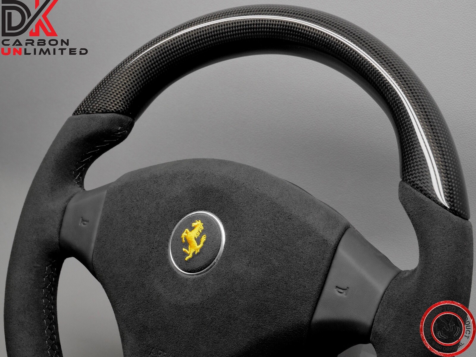 Ferrari 550 F550 Maranello Barchetta Alcantara Flat Bottom Carbon Steering Wheel