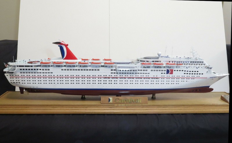 Carnival Cruise Ship Fun Fantasy Presentation Model Ship HIGH QUALITY HUGE!