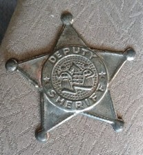 1950's Toy Deputy Sheriff Badge - Japan
