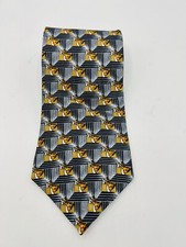 Neck Tie From The Disney Store TIGGER Mens Tie 100 Silk Standard 57 Inch