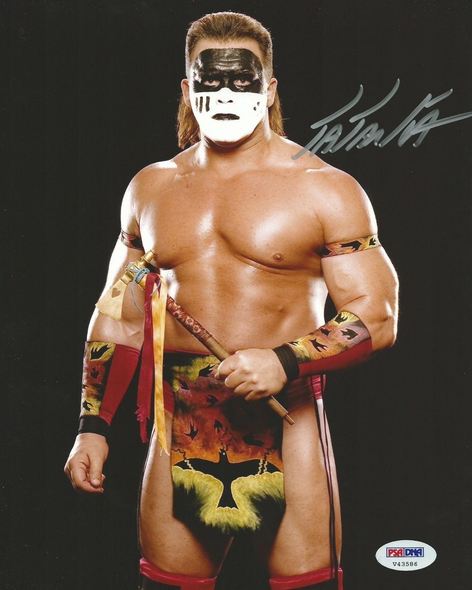 Pin's WWF WWE Tatanka – Catch, Amérindien, émail, Vintage