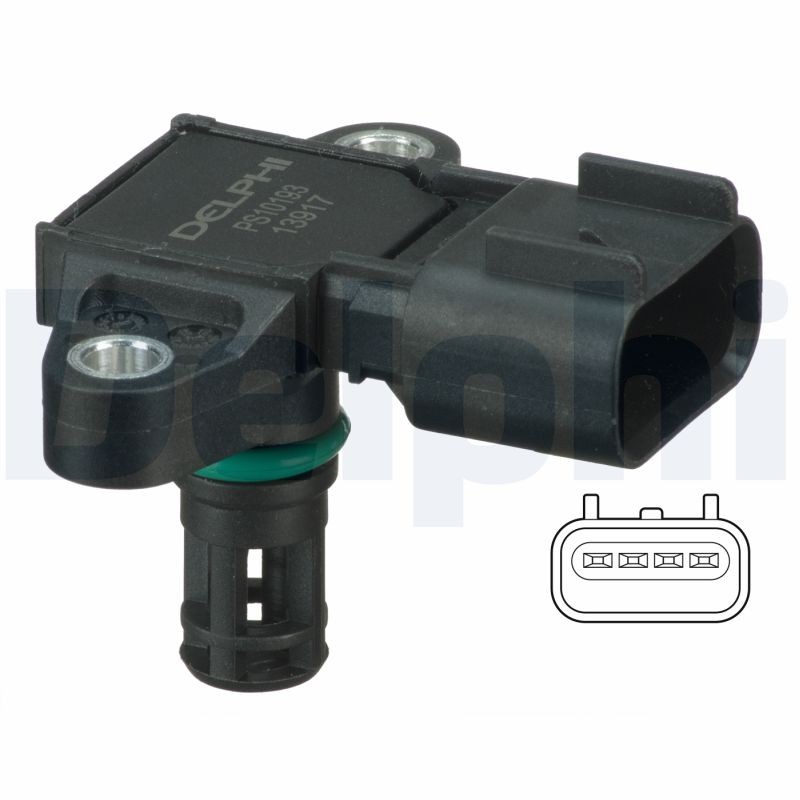 Kartendrucksensor PS10193 DELPHI für FORD FOCUS I FOCUS I Stufenheck - Bild 3