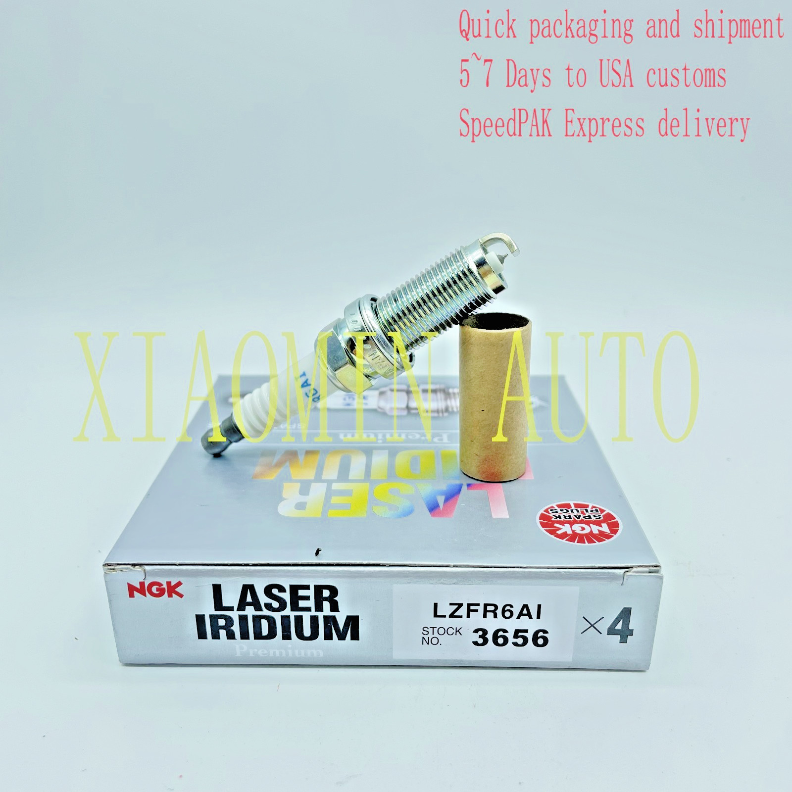 4PC Spark Plugs NGK 3656 LZFR6AI Laser Iridium 2006-2012 Mitsubishi Eclipse 2.4L