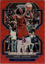 2022 Panini Prizm WNBA Prizms Ruby Wave #129 Ariel Atkins - BSK