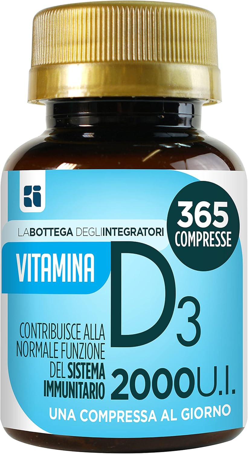 Vitamina D3 2000 UI per Sportivi | Ossa Forti e Recupero Muscolare