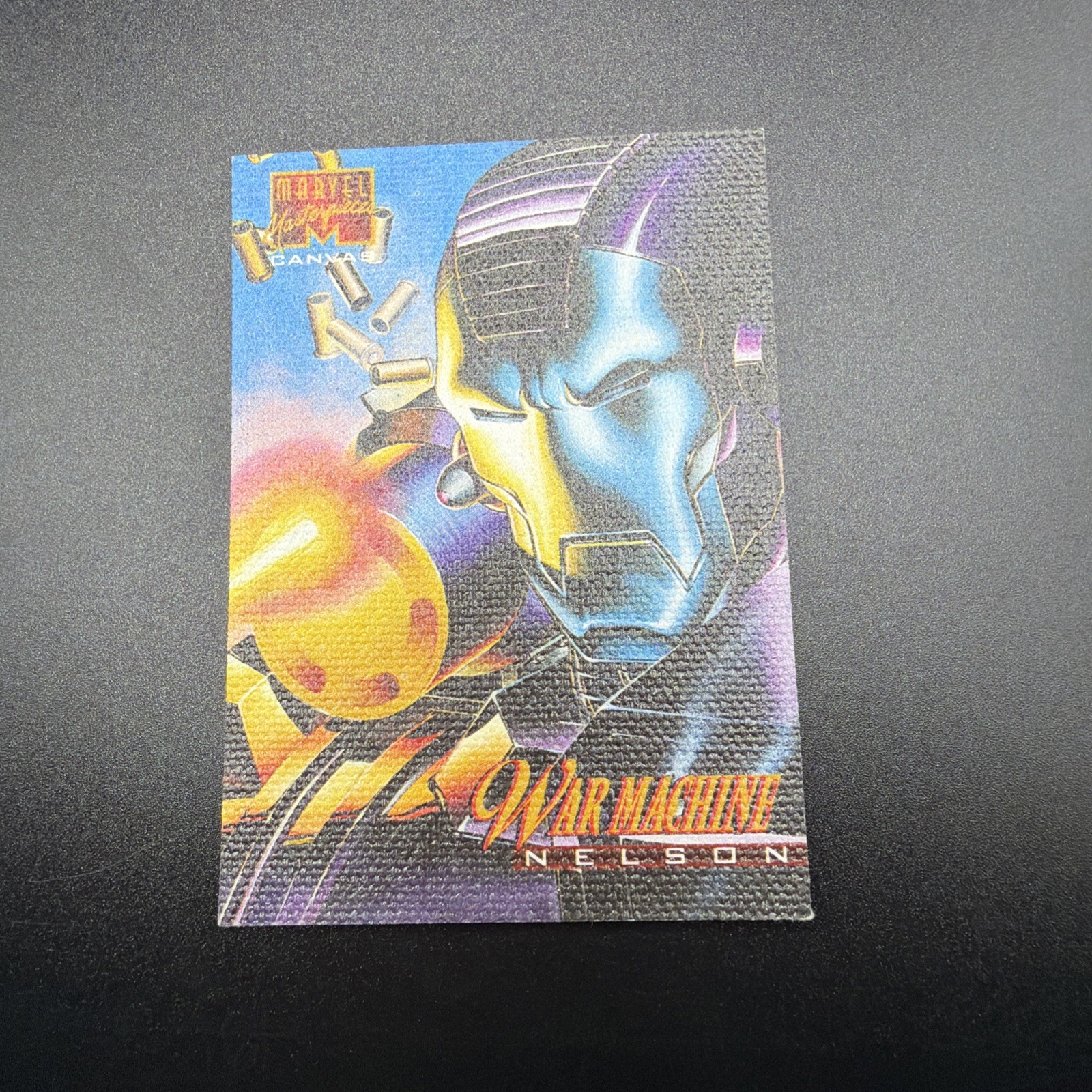 War Machine - 1995 Fleer Marvel Masterpieces #22 Canvas