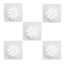 5Pcs Durable Plastic Pigeon Nest Covers for Breeding White Protective Bowls