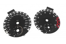 Mercedes-Benz R171 SLK 350 Gauge Faces Conversion to 55 AMG Replacement Dials BL Mercedes-Benz R171 SLK 350 Gauge Faces Conversion to 55 AMG Replacement Dials BL