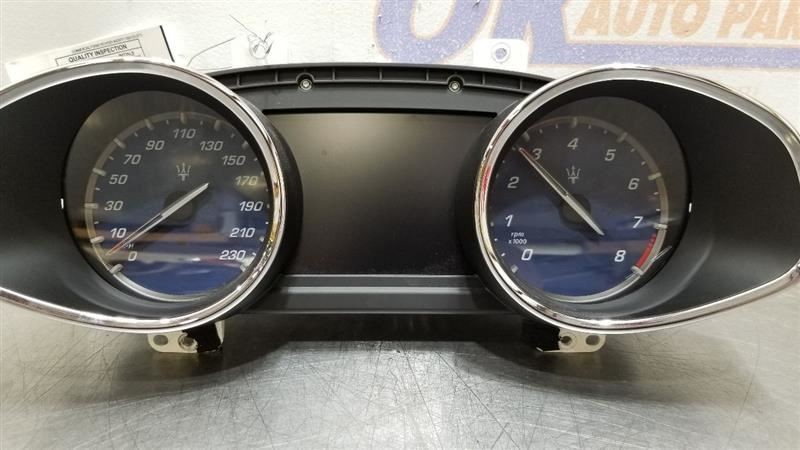 16 2016 MASERATI QUATTROPORTE GTS SPEEDOMETER INSTRUMENT GAUGE CLUSTER 670034284