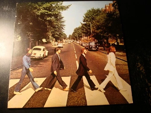 THE BEATLES ABBEY ROAD LP RECORD SO-383 PURPLE CAPITOL LABEL