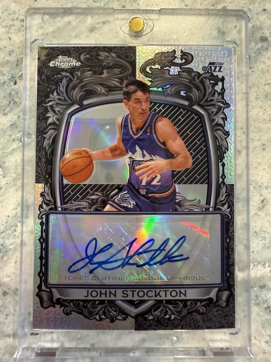 John Stockton Basketball Autographed Sports Trading Cards John Stockton Basketball Autographed Sports Trading Cards